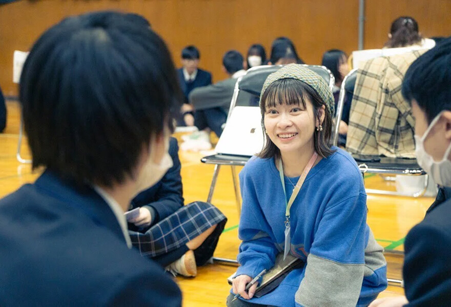 大学や職業の説明ではなく、「生き方（＝進路）」にフォーカス